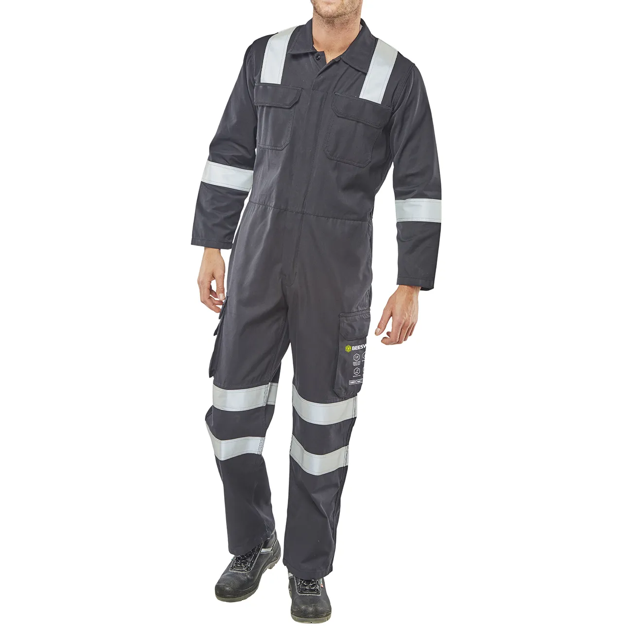 Beeswift ARC Compliant Boilersuit — Navy Blue
